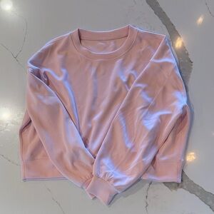 lululemon athletica Pink Crew Neck softstreme sweatshirt